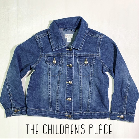 The Children's Place Other - Children’s Place crop dark wash denim jacket nwot